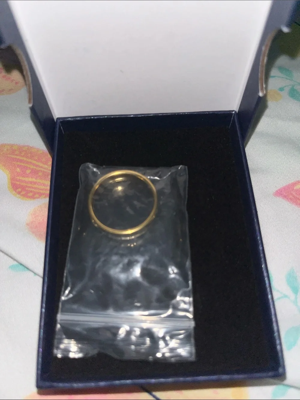 24K Gold Plated Ring 6mm Men’s